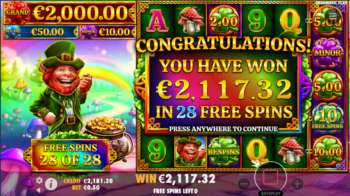 7 Clovers Of Fortune - Grand Win! (Submitted by tebten8184)