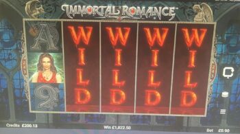 Immortal Romance - Mega Win! (Submitted by Rsjosh1)